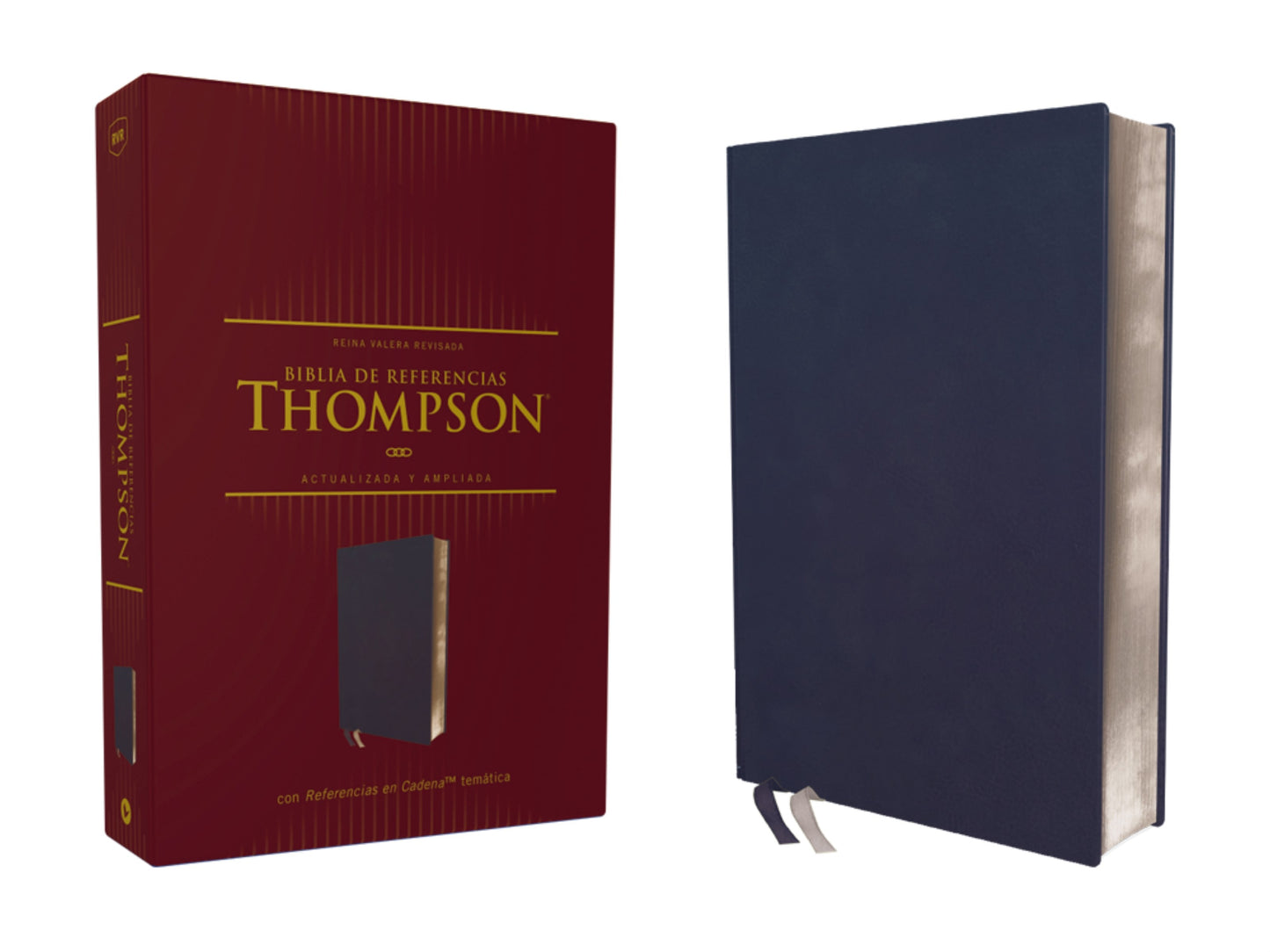 RVR 1977 Thompson Chain Reference Bible (Biblia de Referencia Thompson)-Purple Leathersoft Indexed with Zipper