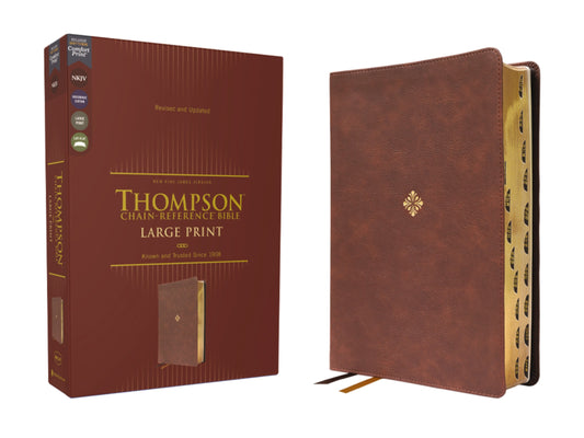 NKJV Thompson Chain-Reference Bible/Large Print (Comfort Print)-Brown Leathersoft Indexed