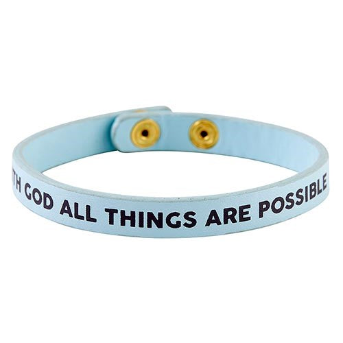 Bracelet-Simply Faith Snap-All Things Possible