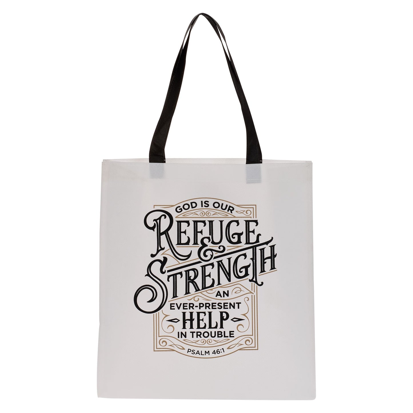 Tote Bag-Refuge and Strength-Psalm 46:1