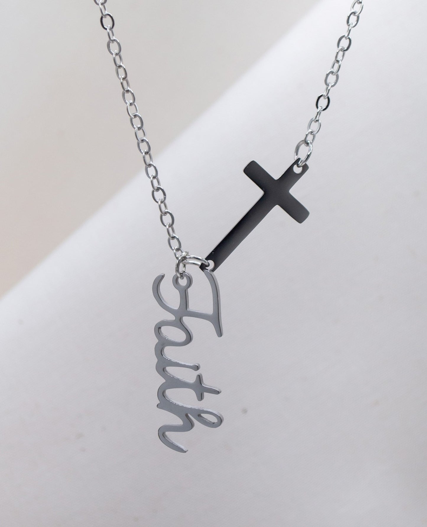 Necklace-Eden Merry-Faith/Cross