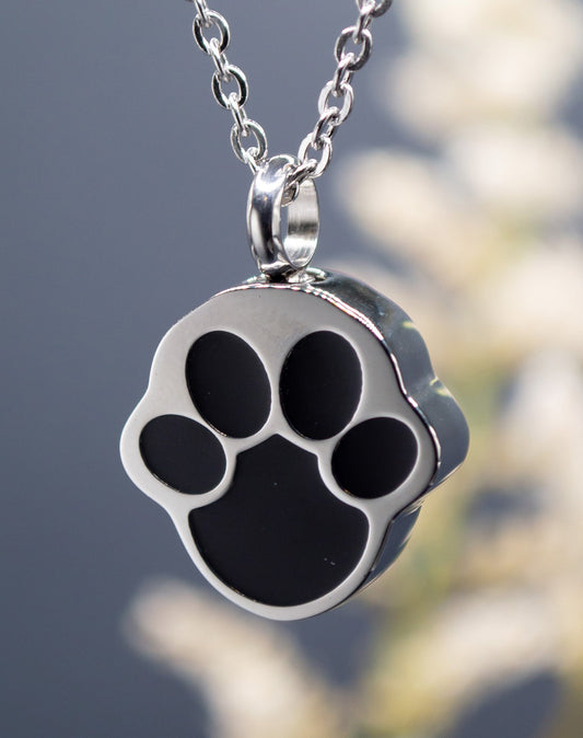 Necklace-Eden Merry-Paw Print Urn (20")