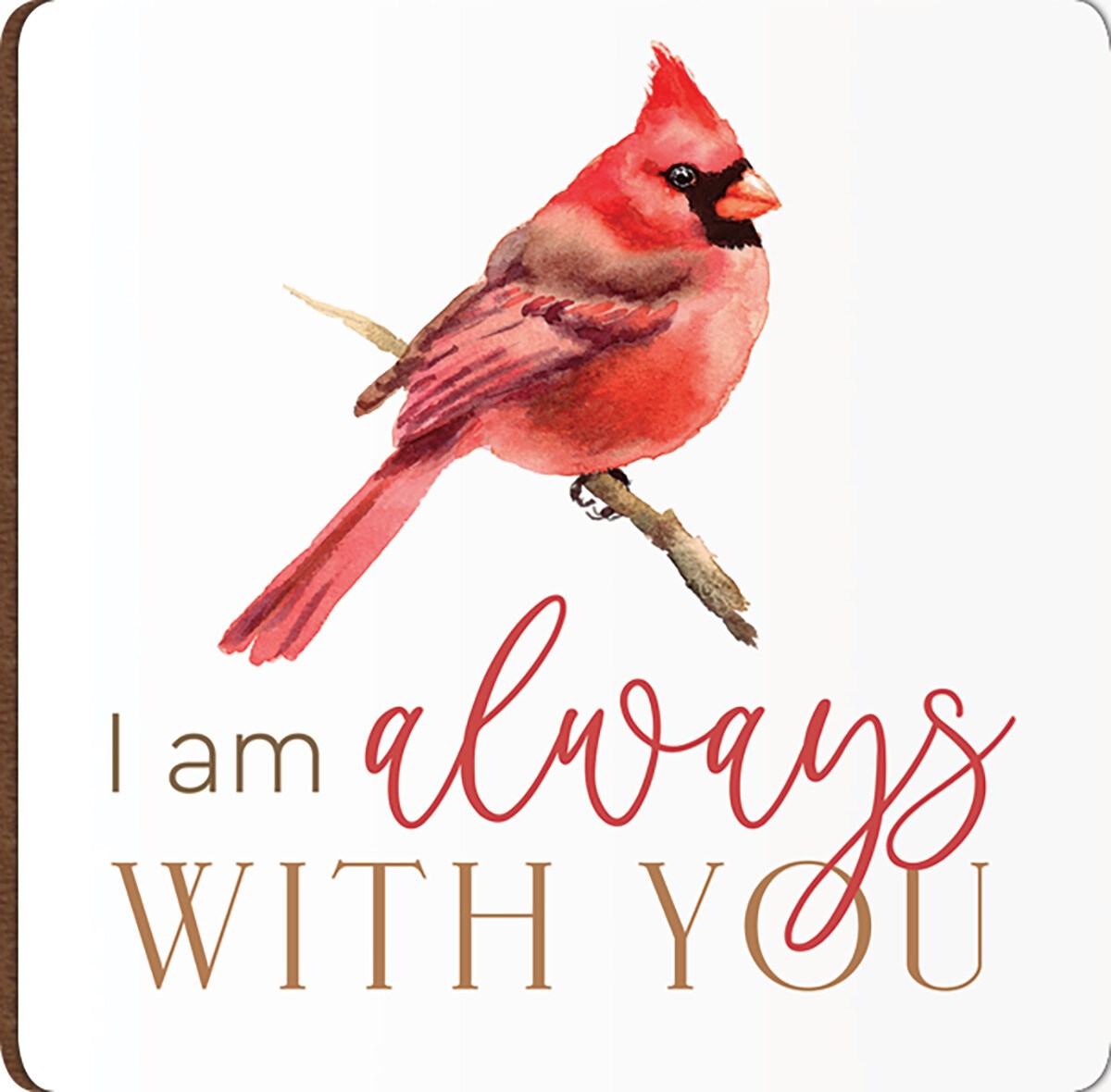 Magnet-I Am Always With You Cardinal (2.75 x 2.75)