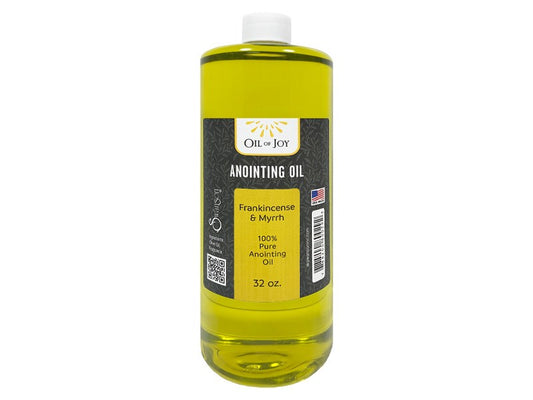 Anointing Oil-Frankincense & Myrhh-32 Oz