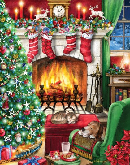 Jigsaw Puzzle-Cozy Christmas (550 Pieces)