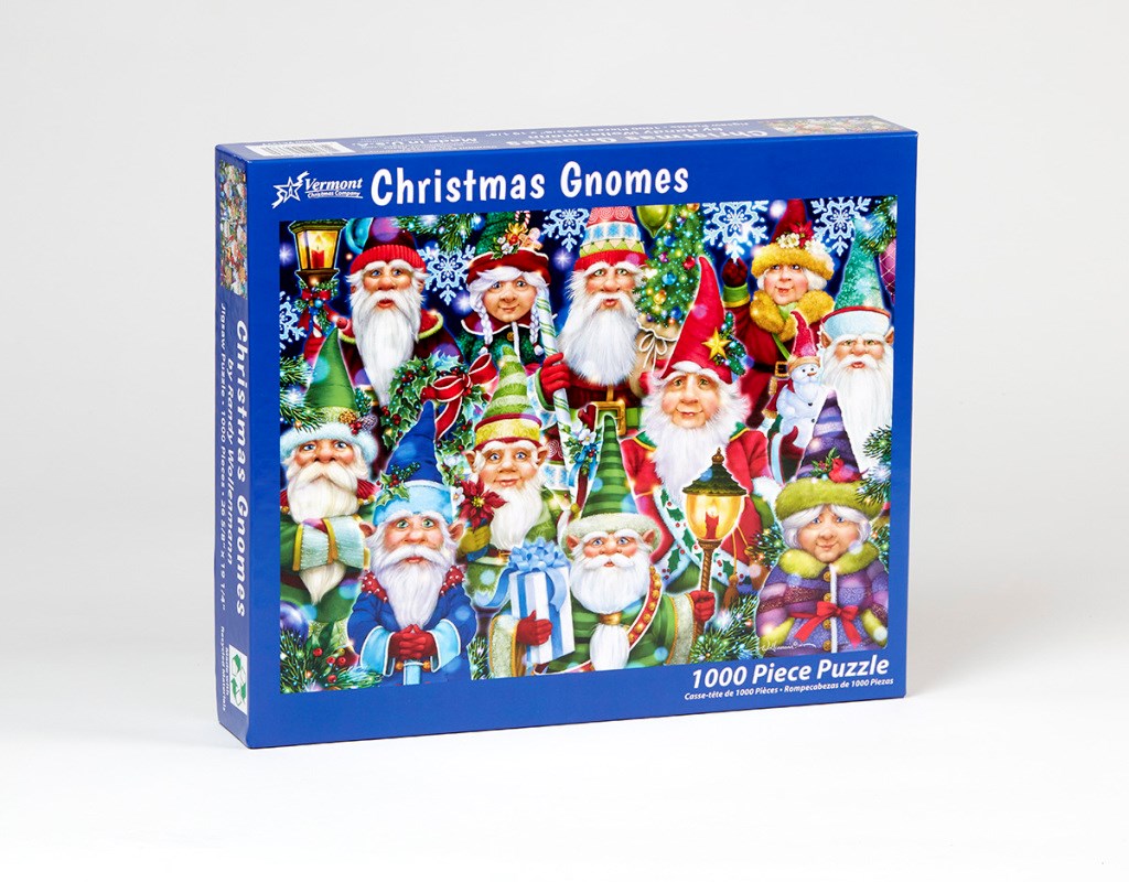 Jigsaw Puzzle-Christmas Gnomes (1000 Pieces)