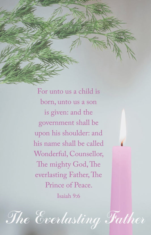 Bulletin-Advent Week 3: The Everlasting Father (Pack Of 100)