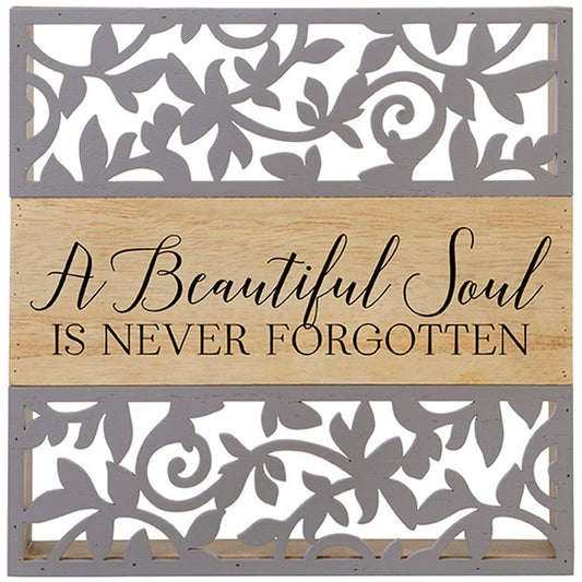 Shelf Sitter-Cutout-Beautiful Soul (8.5 x 8.5 x 1.5) (Pack Of 2)