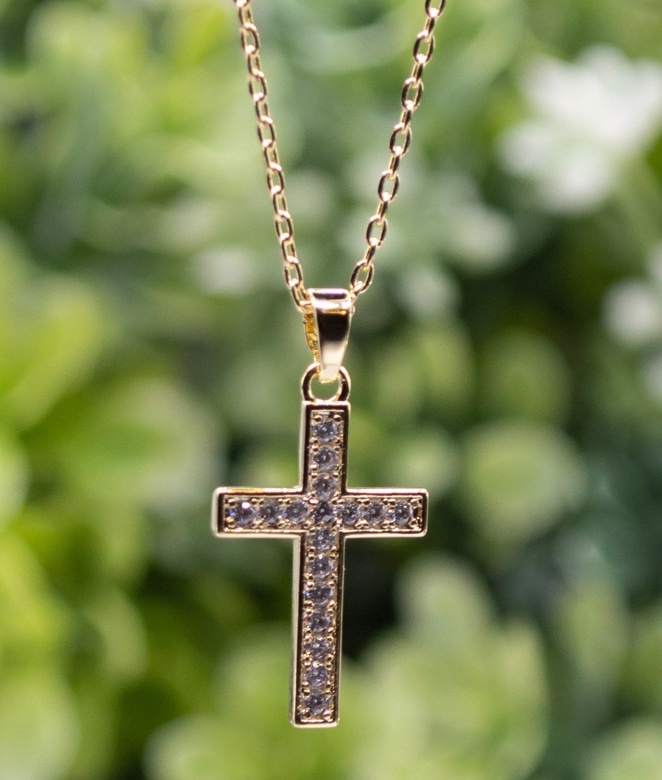 Necklace-Eden Merry-Gold Cross