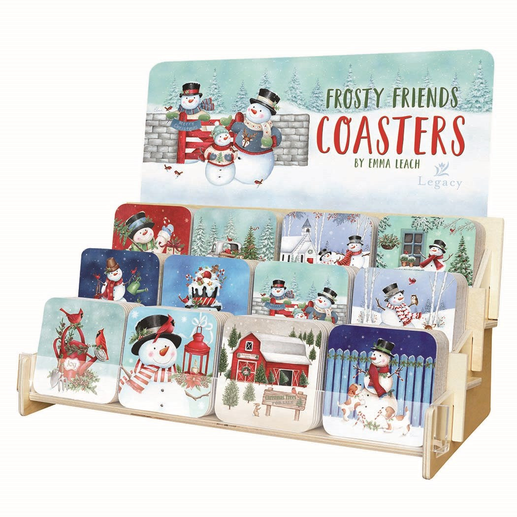 Coaster Collection-Frosty Friends (12 Coasters In 12 Designs) (Display ORD SPY#120359)