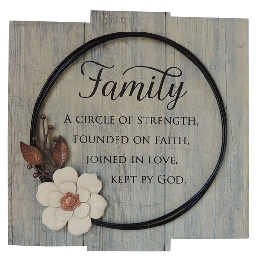 Wall Plaque-Family Circle Of Strength