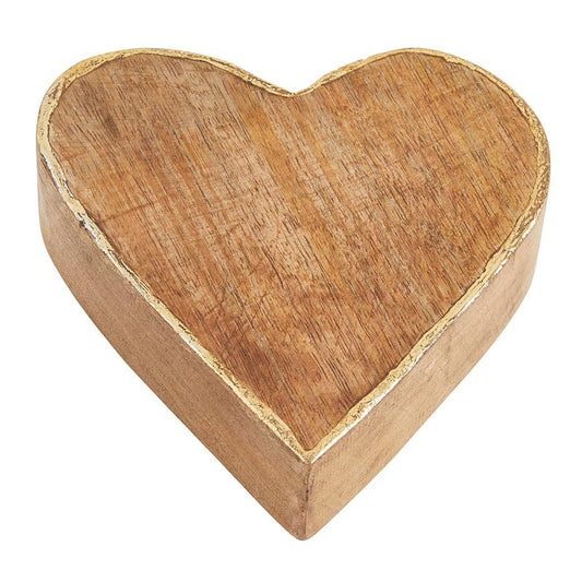 Wooden Heart Sitter-Large (5.5" x 5.5" x 2")