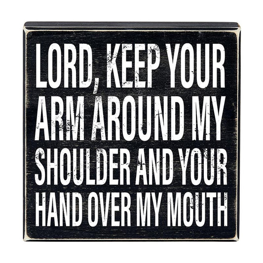 Box Sign-Lord Keep (8"SQ)