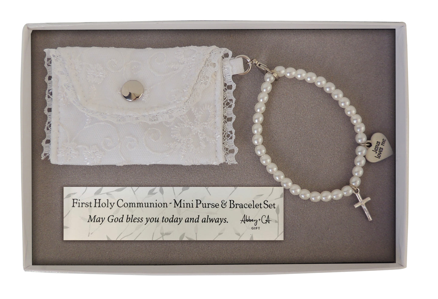 Purse And Bracelet Set-First Holy Communion