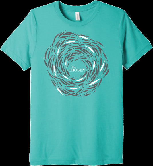 Tee Shirt-Against The Current-The Chosen-Teal-Large