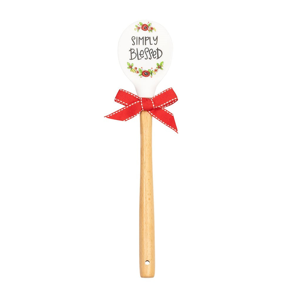 Silicone Spoon-Simply Blessed (12.5")