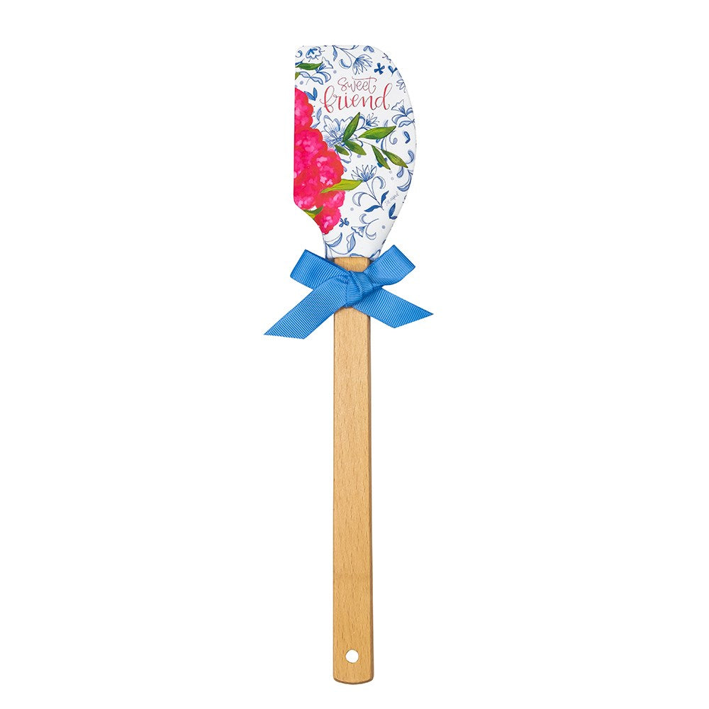 Spatula-Sweet Friend-W/Measuring Table On Back (Silicone)