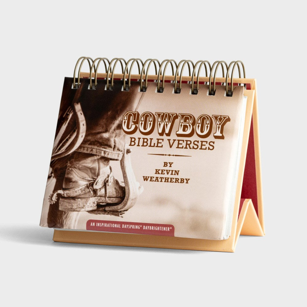 Calendar-Cowboy Bible Verses (Day Brightener)