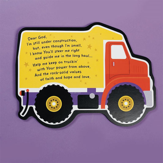 Plaque-Childs Prayer/Truck (9 1/8" x 12 1/8")