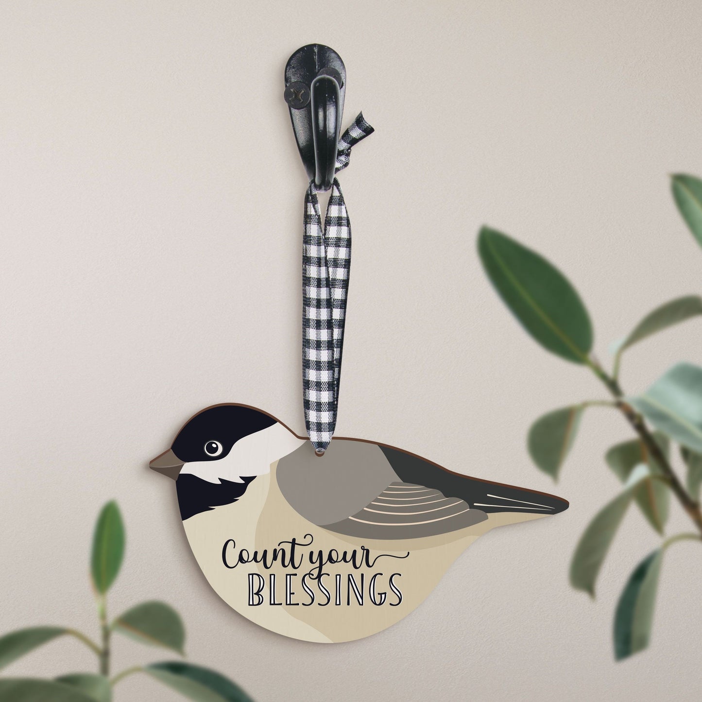 Everyday Ornament-Bird-Count Your Blessings (5.25 x 3)