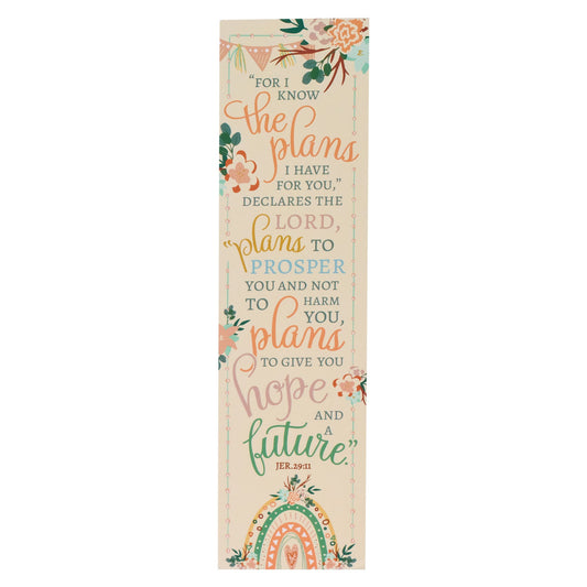 Bookmark-Tan/I Know the Plans Jer. 29:11 (Pack Of 10)