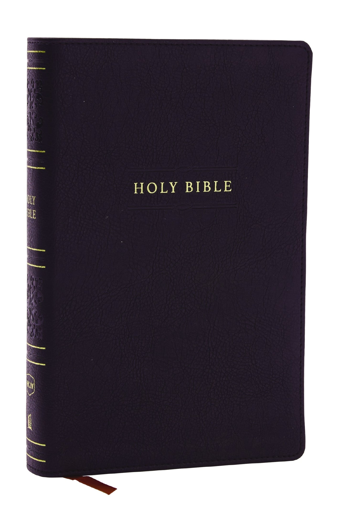 NKJV Personal Size Large Print Reference Holy Bible (Comfort Print)-Black Leathersoft