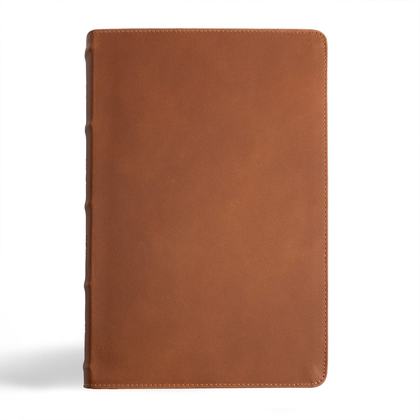 CSB Men's Daily Bible-Brown Genuine Leather