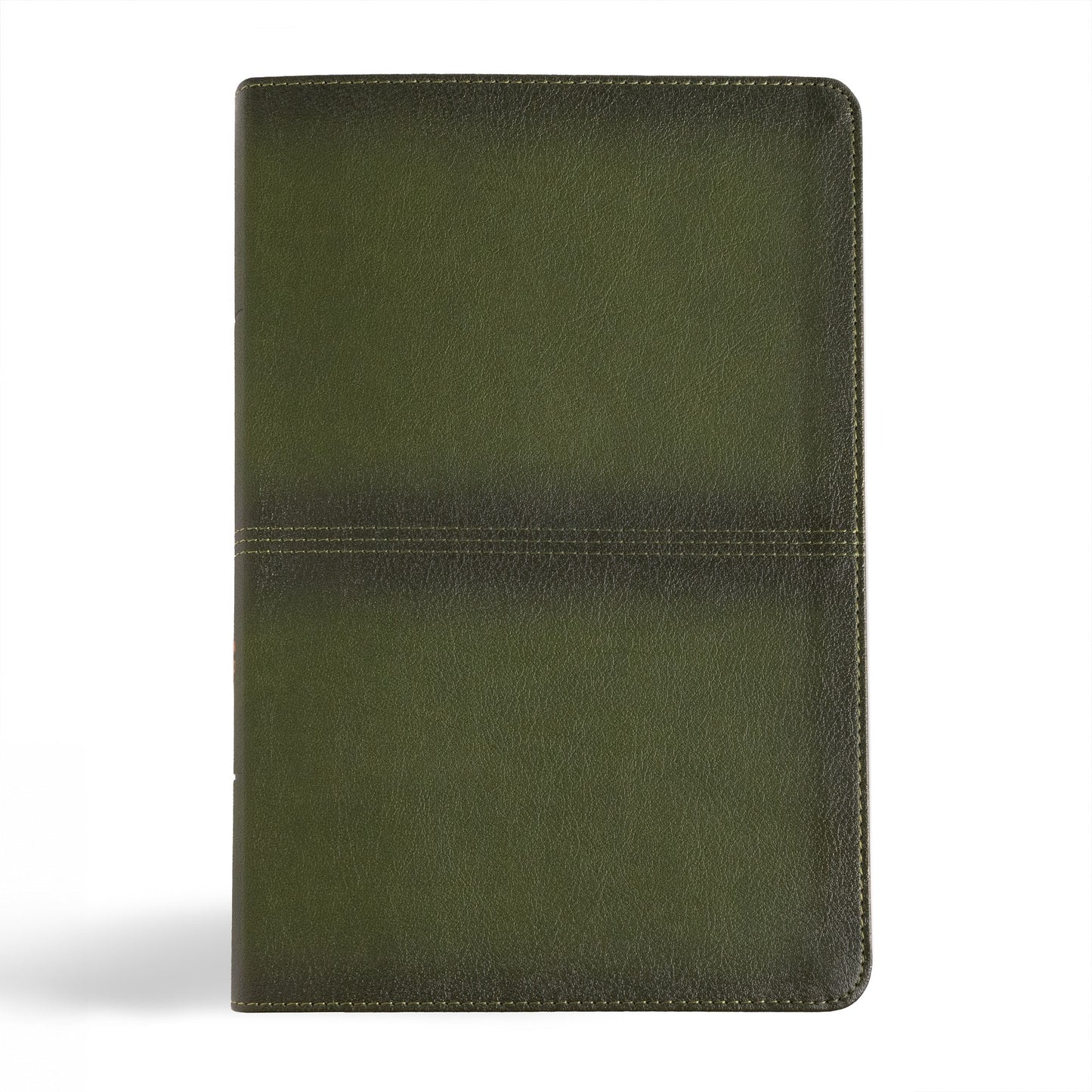 CSB Men's Daily Bible-Olive LeatherTouch Indexed