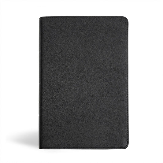 KJV Personal Size Giant Print Bible-Black Genuine Leather