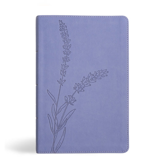 KJV Personal Size Giant Print Bible-Lavender LeatherTouch