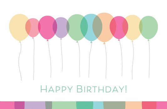 Postcard-Happy Birthday (Romans 15:13 NIV) (Pack Of 25)