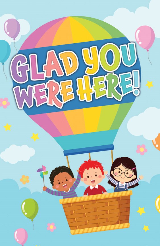 Postcard-Glad You Were Here (Numbers 6:24 NIV) (Pack Of 25)