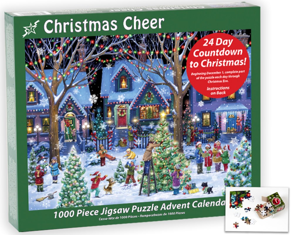 Jigsaw Puzzle Advent Calendar-Christmas Cheer (1000 Piece)