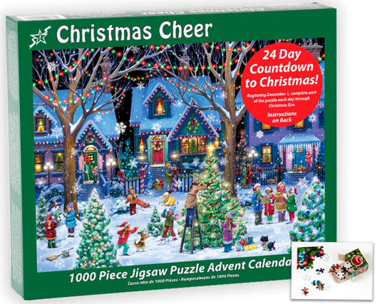 Jigsaw Puzzle Advent Calendar-Christmas Cheer (1000 Piece)