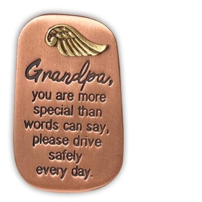 Visor Clip-Grandpa/You Are More Special Than Words Can Say... (Carded)