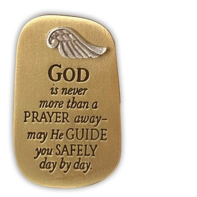 Visor Clip-God Is Never More Than A Prayer Away... (Carded)