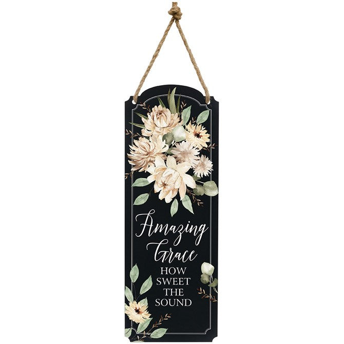 Metal Wall Decor-Amazing Grace (6.5" x 18")