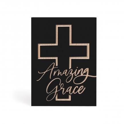 Word Block-Amazing Grace (5.5 x 7.25)