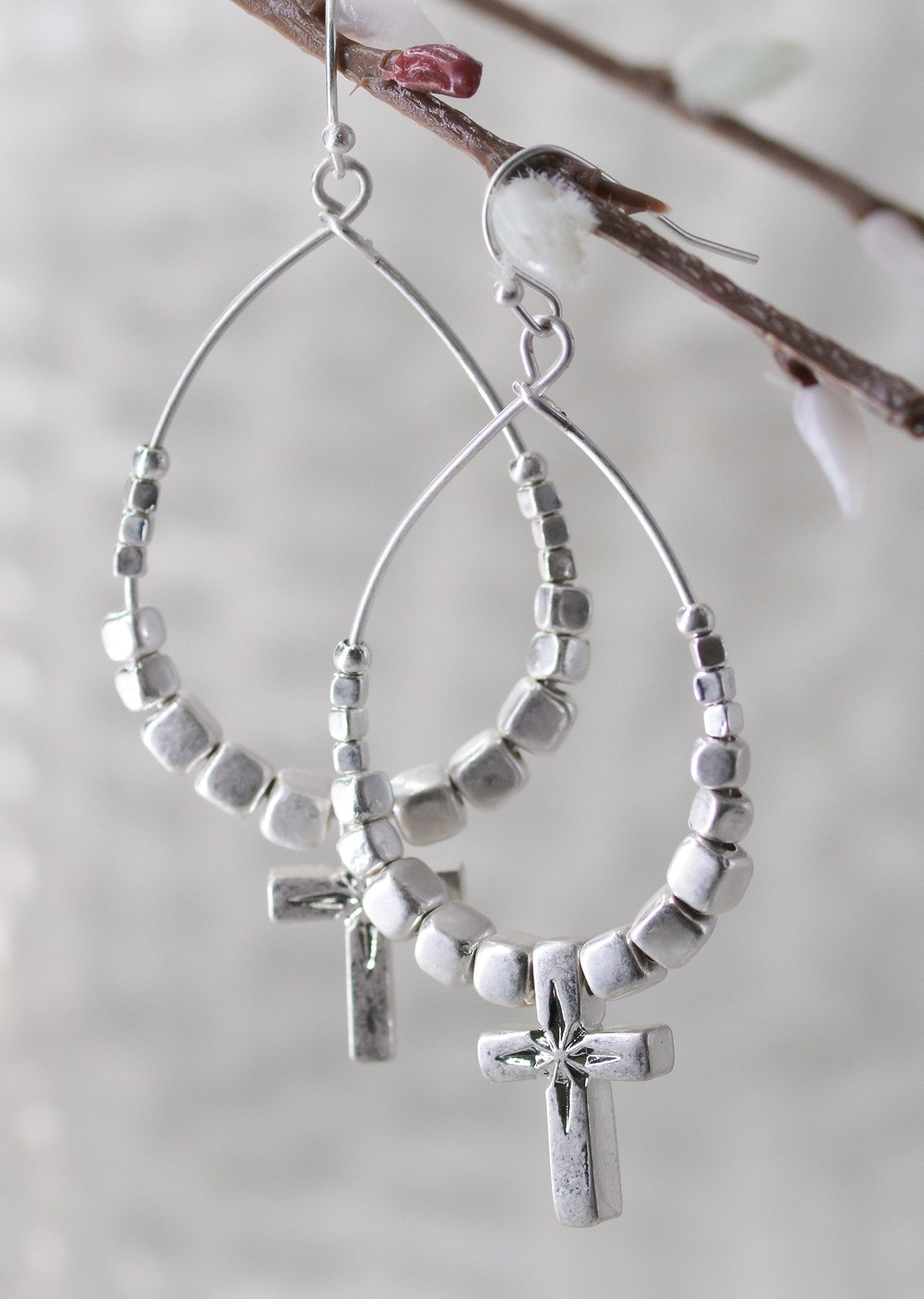 Earrings-Eden Merry-Cross-Loop