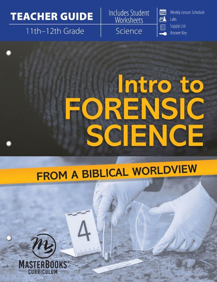 Master Books-Intro To Forensic Science (Teacher Guide)