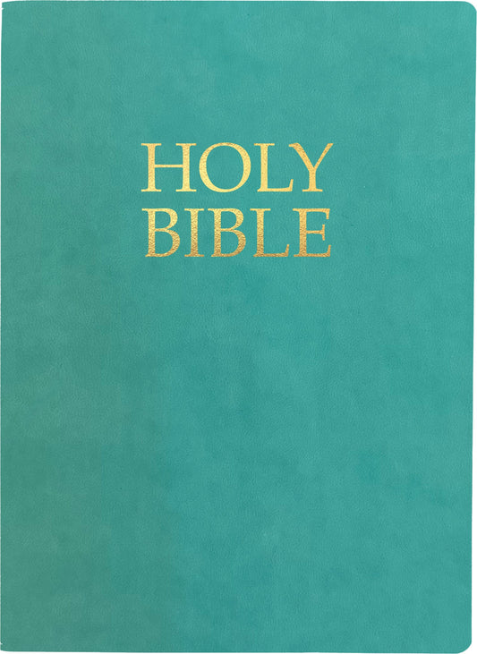 KJVER Holy Bible Large Print-Coastal Blue Ultrasoft