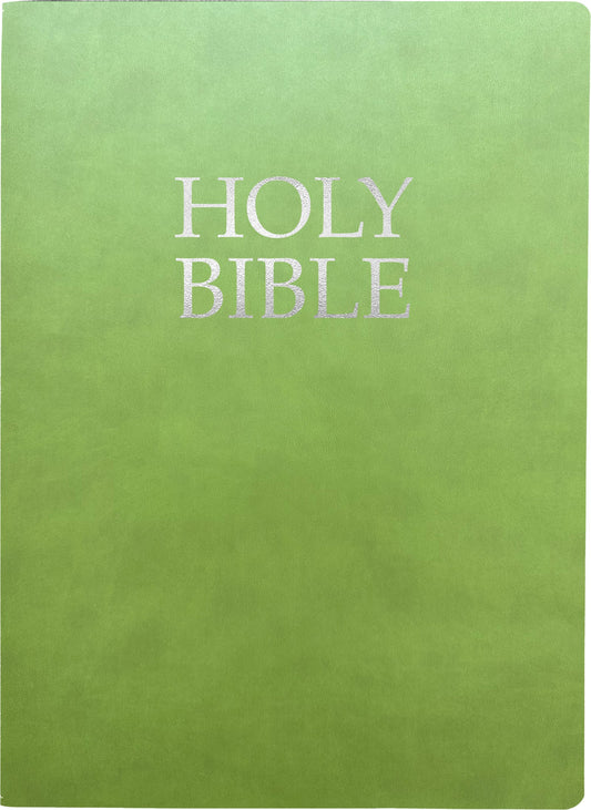 KJVER Holy Bible Large Print-Olive Ultrasoft