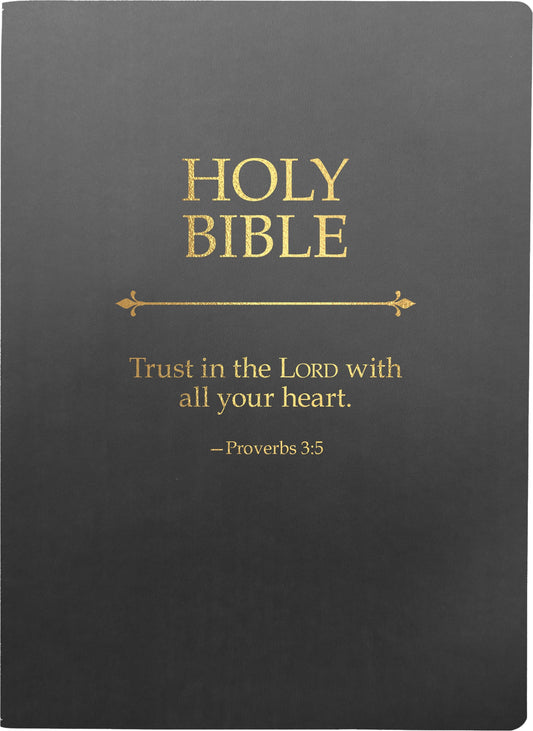 KJVER Holy Bible Trust In The Lord Life Verse Edition Large Print-Black Ultrasoft