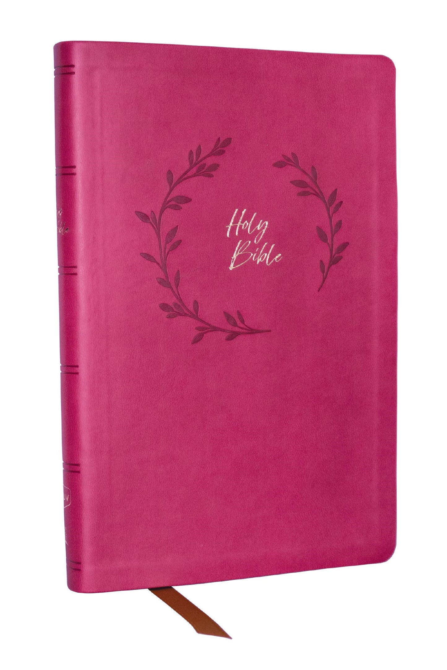 KJV Value Ultra Thinline Holy Bible (Comfort Print)-Pink Leathersoft