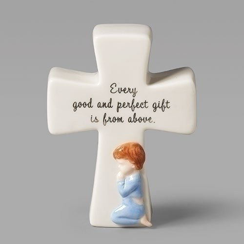 Cross-Prayer Box Cross-Boy (4.75")