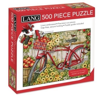 Jigsaw Puzzle-Orchard Bicycle (500 Pieces)