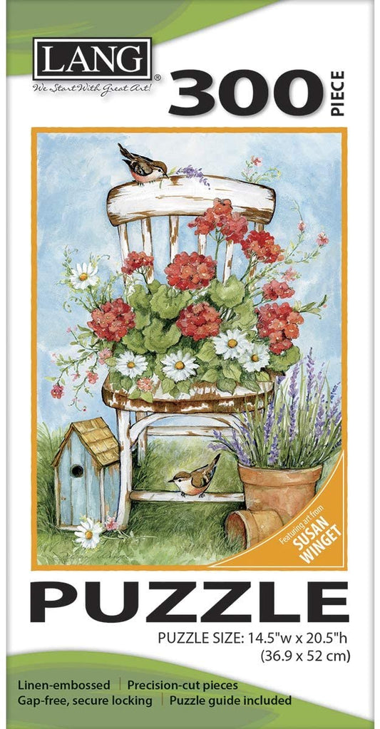 Jigsaw Puzzle-Geranium Chair (300 Pieces)