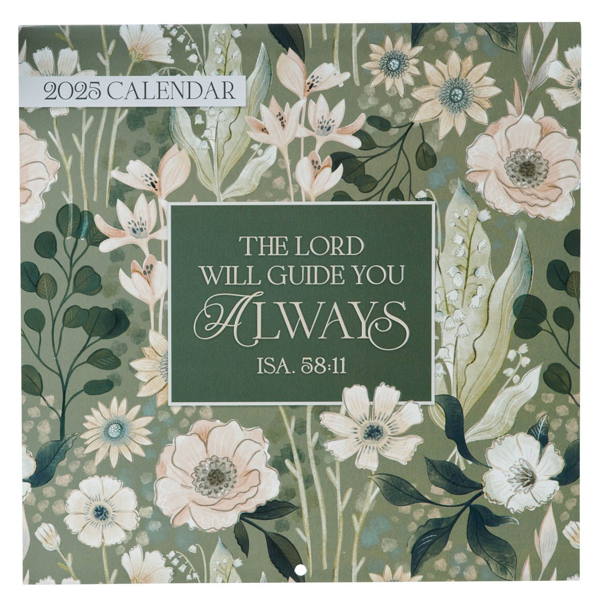 2025 Large Wall Calendar-Lord Guide You-Isa. 58:11