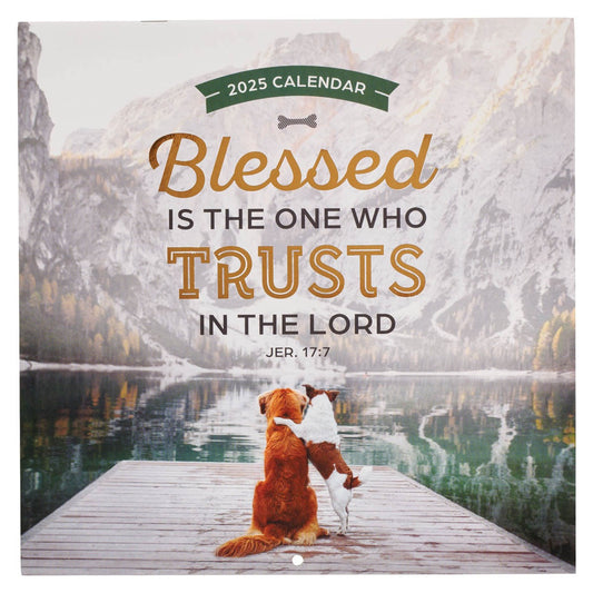 2025 Large Wall Calendar-Trusts In The Lord-Jer. 17:7