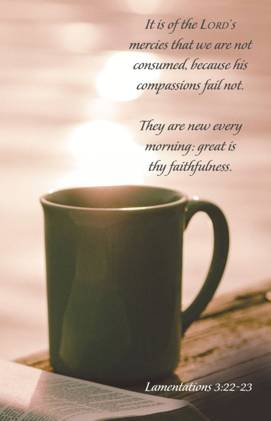 Bulletin-His Mercies/It Is Of The Lord's Mercies... (Pack Of 100)